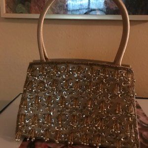 Gold Sequence Evening Bag